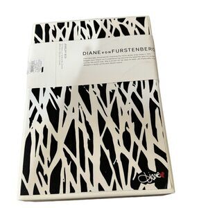 NEW Neiman Marcus Diane Von Furstenberg DVF Black White Jewelry Box